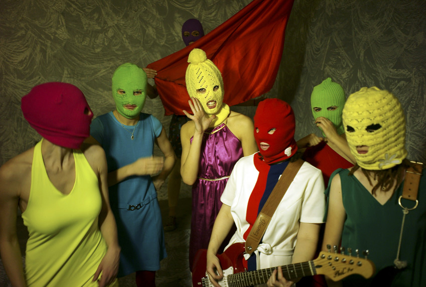 Pussy Riot, die feministische Punkrock-Band aus Moskau.
