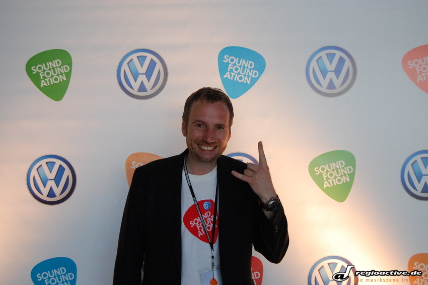 Christian Reich, Leiter der Volkswagen Sound Foundation lud zum fünften Mal zur Bandfactory nach Wolfsburg ein.